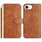 Dual-Folded S-shape Leather Phone Case, For iPhone 17e / 16e, For iPhone 17 Pro Max, For iPhone 17 Pro, For iPhone 17