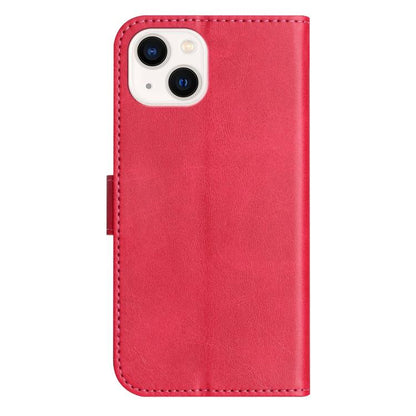 Dual-Folded S-shape Leather Phone Case, For iPhone 13, For iPhone 13 mini, For iPhone 12 / 12 Pro, For iPhone 12 Pro Max