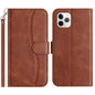 Dual-Folded S-shape Leather Phone Case, For iPhone 12 mini, For iPhone 11 Pro Max, For iPhone 11, For iPhone 11 Pro