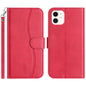 Dual-Folded S-shape Leather Phone Case, For iPhone 12 mini, For iPhone 11 Pro Max, For iPhone 11, For iPhone 11 Pro