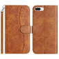 Dual-Folded S-shape Leather Phone Case, For iPhone X / XS, For iPhone XR, For iPhone XS Max, For iPhone 7 Plus / 8 Plus