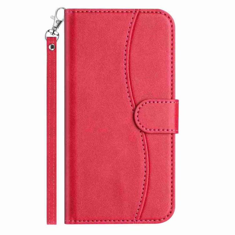 Dual-Folded S-shape Leather Phone Case, For iPhone Air, For iPhone 16 Pro Max, For iPhone 16 Pro, For iPhone 16 Plus