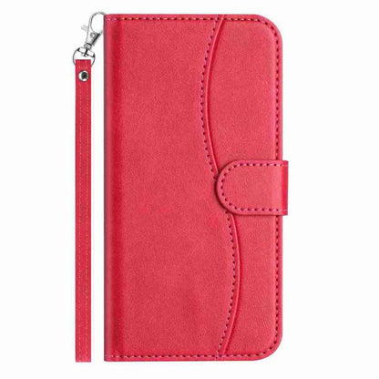 Dual-Folded S-shape Leather Phone Case, For iPhone Air, For iPhone 16 Pro Max, For iPhone 16 Pro, For iPhone 16 Plus