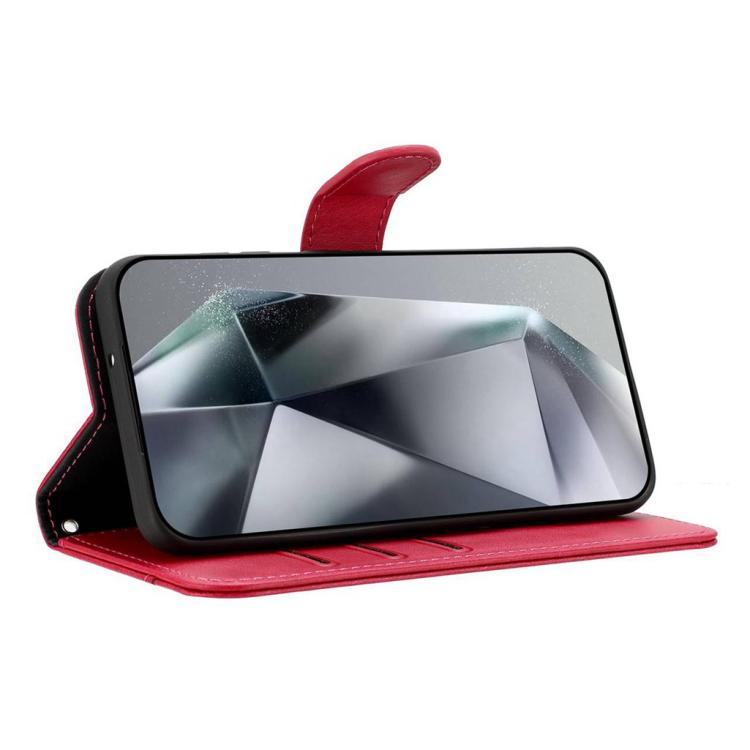 Dual-Folded S-shape Leather Phone Case, For iPhone Air, For iPhone 16 Pro Max, For iPhone 16 Pro, For iPhone 16 Plus