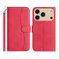 Dual-Folded S-shape Leather Phone Case, For iPhone 17e / 16e, For iPhone 17 Pro Max, For iPhone 17 Pro, For iPhone 17