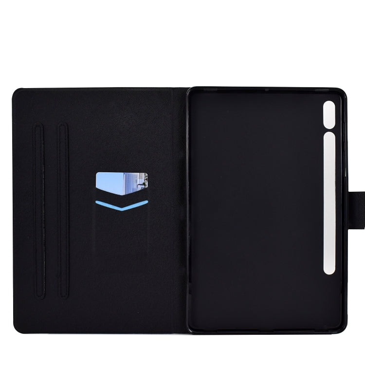 Electric Pressed Left Right Flat Leather Case with Sleep Function Pen Cover & Card Slot & Holder