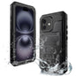 Four-proof Metal Hybrid Silicone Phone Case, For iPhone 17e / 16e, For iPhone 16 Pro Max, For iPhone 16 Pro, For iPhone 16 Plus, For iPhone 16, For iPhone 15 Pro Max, For iPhone 15 Pro, For iPhone 15 Plus