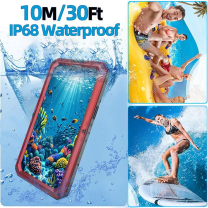 Four-proof Metal Hybrid Silicone Phone Case, For iPhone 15