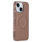 Electroplating Soft Side Sticker Leather MagSafe Phone Case, For iPhone 15, For iPhone 14 Plus, For iPhone 14, For iPhone 14 Pro