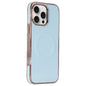 Electroplating Soft Side Sticker Leather MagSafe Phone Case, For iPhone 15, For iPhone 14 Plus, For iPhone 14, For iPhone 14 Pro