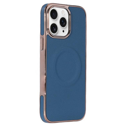 Electroplating Soft Side Sticker Leather MagSafe Phone Case, For iPhone 11, For iPhone 11 Pro
