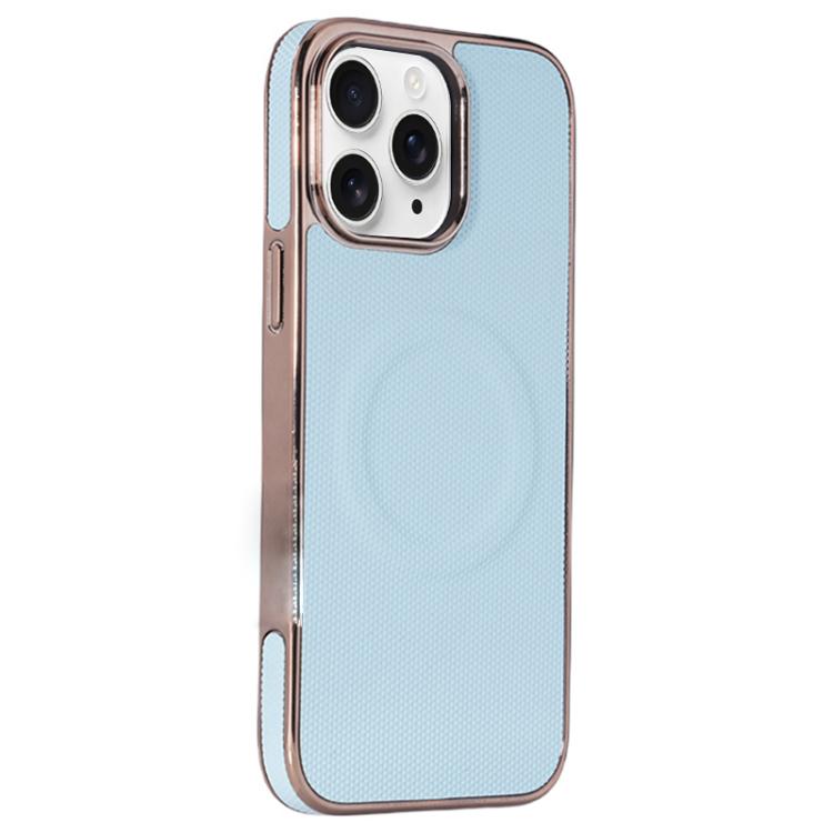 Electroplating Soft Side Sticker Leather MagSafe Phone Case, For iPhone 11, For iPhone 11 Pro