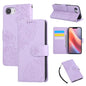 Rose Flower Embossed 3-Card Slots Leather Phone Case, For iPhone 18 / 17, For iPhone 18 Pro / 17 Pro, For iPhone 18 Pro Max / 17 Pro Max, For iPhone 17e / 16e