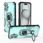 Metal Kickstand TPU Hybrid PC Phone Case, For iPhone 16 Pro Max, For iPhone 16 Pro, For iPhone 16 Plus, For iPhone 16