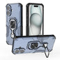 Metal Kickstand TPU Hybrid PC Phone Case, For iPhone 16 Pro Max, For iPhone 16 Pro, For iPhone 16 Plus, For iPhone 16