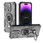 Metal Kickstand TPU Hybrid PC Phone Case, For iPhone 15 Pro Max, For iPhone 15 Pro, For iPhone 14 Plus / 15 Plus, For iPhone 15