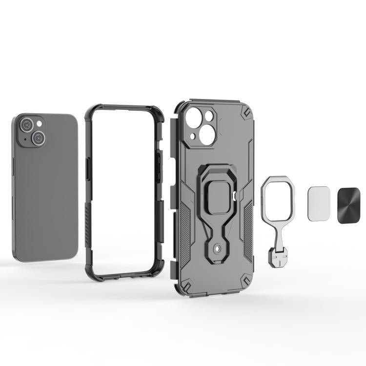 Metal Kickstand TPU Hybrid PC Phone Case, For iPhone 14, For iPhone 14 Pro, For iPhone 14 Pro Max, For iPhone 13 Pro Max