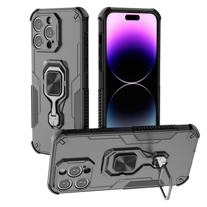 Metal Kickstand TPU Hybrid PC Phone Case, For iPhone 14, For iPhone 14 Pro, For iPhone 14 Pro Max, For iPhone 13 Pro Max