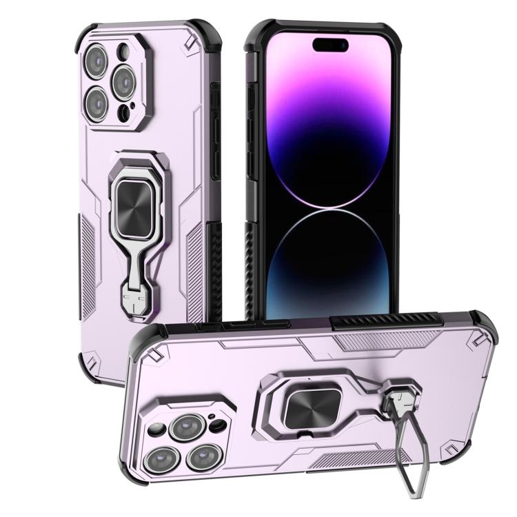 Metal Kickstand TPU Hybrid PC Phone Case, For iPhone 14, For iPhone 14 Pro, For iPhone 14 Pro Max, For iPhone 13 Pro Max