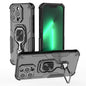 Metal Kickstand TPU Hybrid PC Phone Case, For iPhone 14, For iPhone 14 Pro, For iPhone 14 Pro Max, For iPhone 13 Pro Max