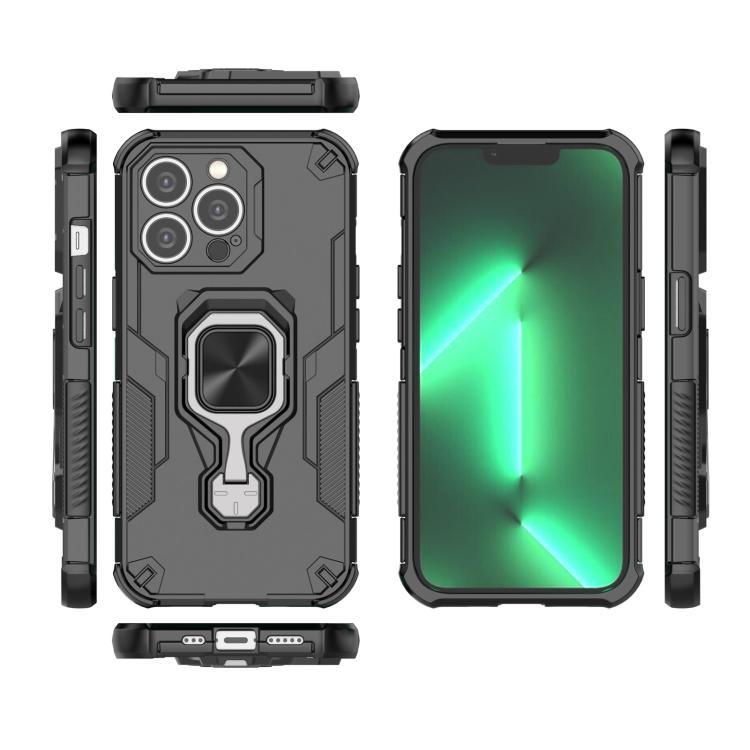 Metal Kickstand TPU Hybrid PC Phone Case, For iPhone 13 Pro, For iPhone 13