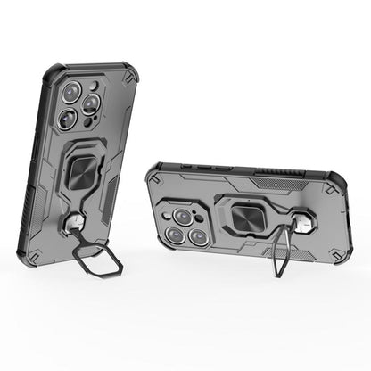 Metal Kickstand TPU Hybrid PC Phone Case, For iPhone 13 Pro, For iPhone 13