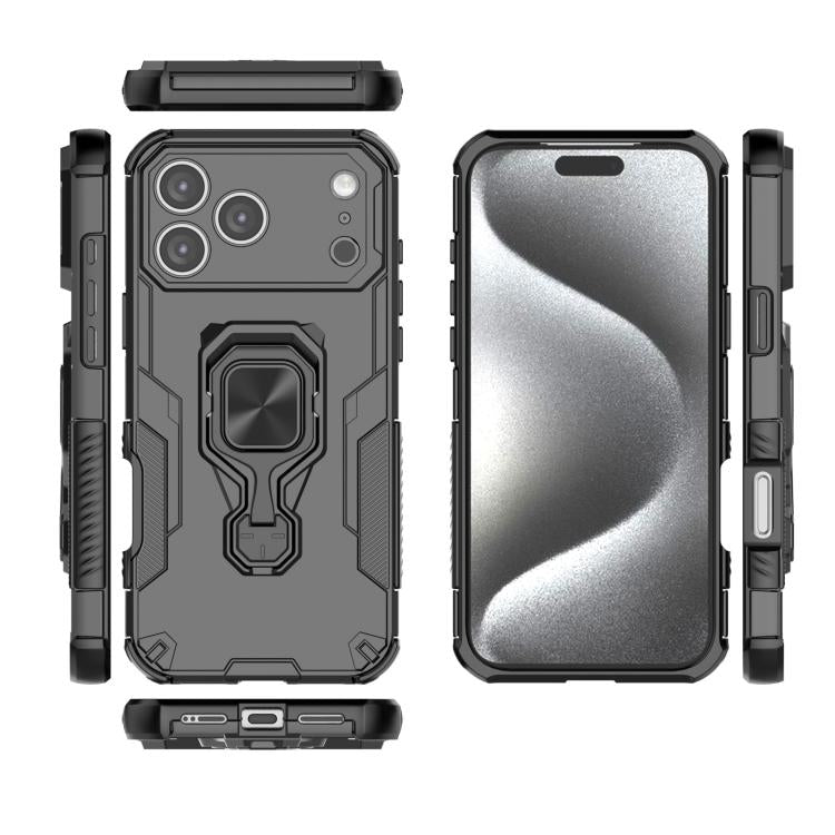 Metal Kickstand TPU Hybrid PC Phone Case, For iPhone 17 Pro Max, For iPhone 17 Pro, For iPhone 17, For iPhone Air