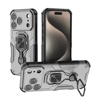 Metal Kickstand TPU Hybrid PC Phone Case, For iPhone 17 Pro Max, For iPhone 17 Pro, For iPhone 17, For iPhone Air