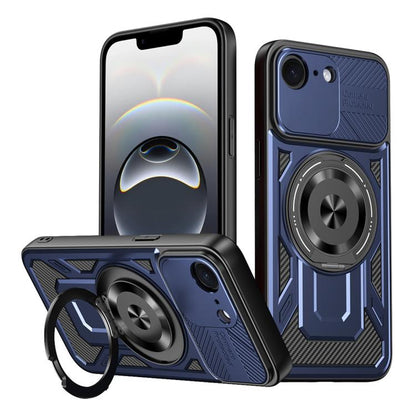 Armor Rotating Holder MagSafe Phone Case, For iPhone 17e / 16e, For iPhone 16 Pro Max, For iPhone 16 Pro, For iPhone 16 Plus