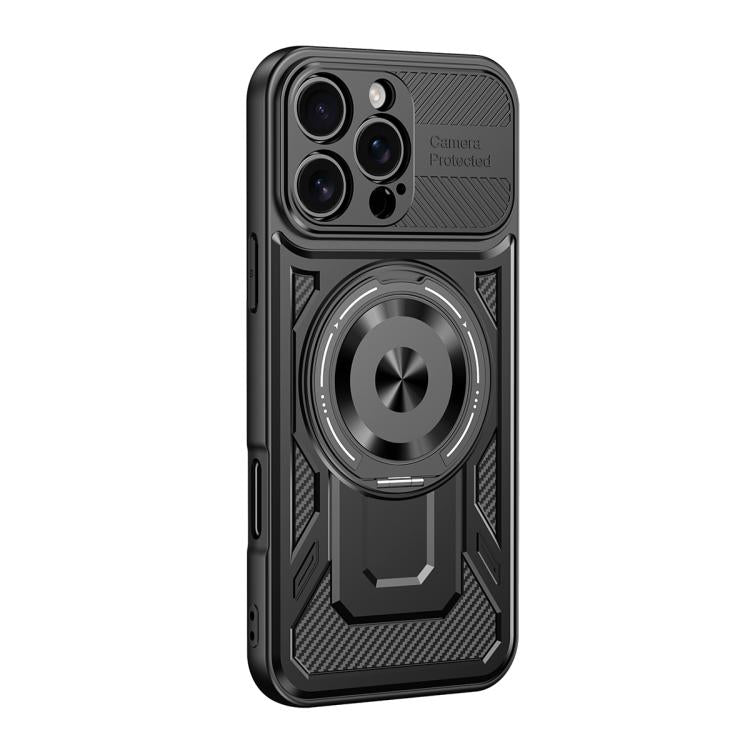 Armor Rotating Holder MagSafe Phone Case, For iPhone 16, For iPhone 15 Pro Max, For iPhone 15 Pro, For iPhone 15 Plus