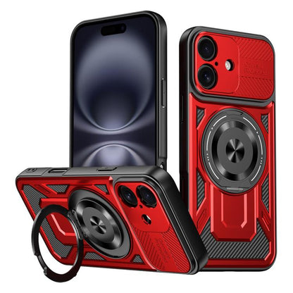 Armor Rotating Holder MagSafe Phone Case, For iPhone 16, For iPhone 15 Pro Max, For iPhone 15 Pro, For iPhone 15 Plus