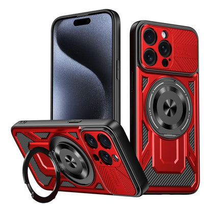 Armor Rotating Holder MagSafe Phone Case, For iPhone 16, For iPhone 15 Pro Max, For iPhone 15 Pro, For iPhone 15 Plus