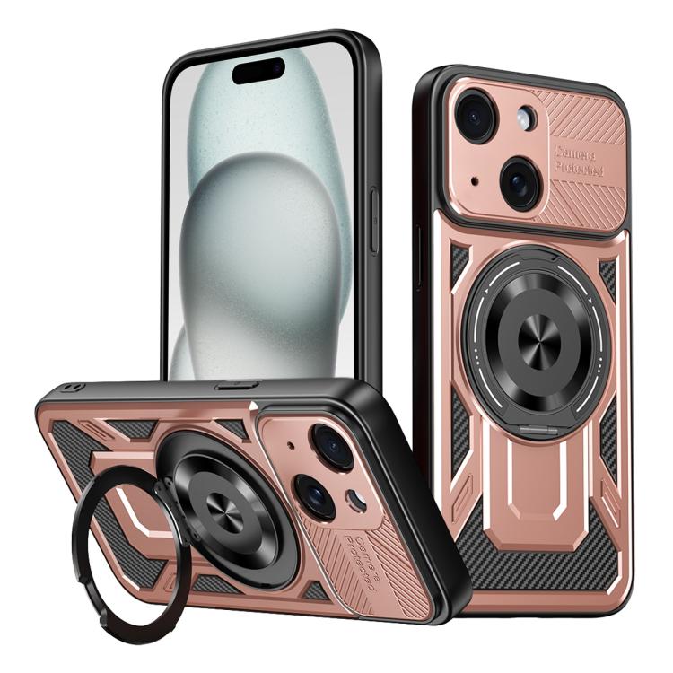 Armor Rotating Holder MagSafe Phone Case, For iPhone 16, For iPhone 15 Pro Max, For iPhone 15 Pro, For iPhone 15 Plus