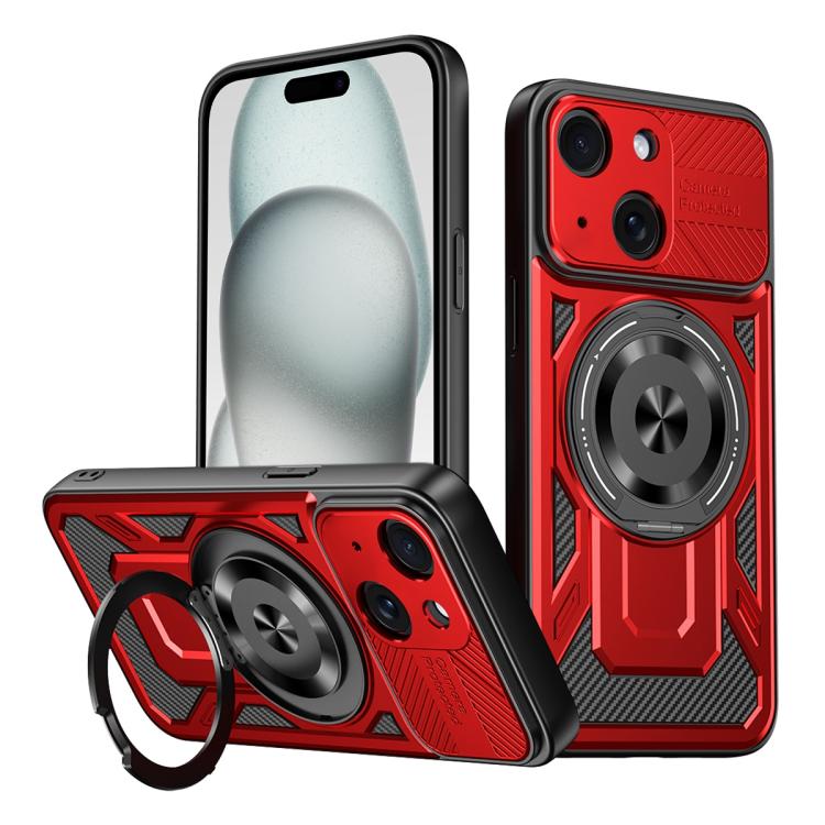 Armor Rotating Holder MagSafe Phone Case, For iPhone 15, For iPhone 14 Plus, For iPhone 14, For iPhone 14 Pro