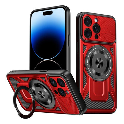 Armor Rotating Holder MagSafe Phone Case, For iPhone 15, For iPhone 14 Plus, For iPhone 14, For iPhone 14 Pro