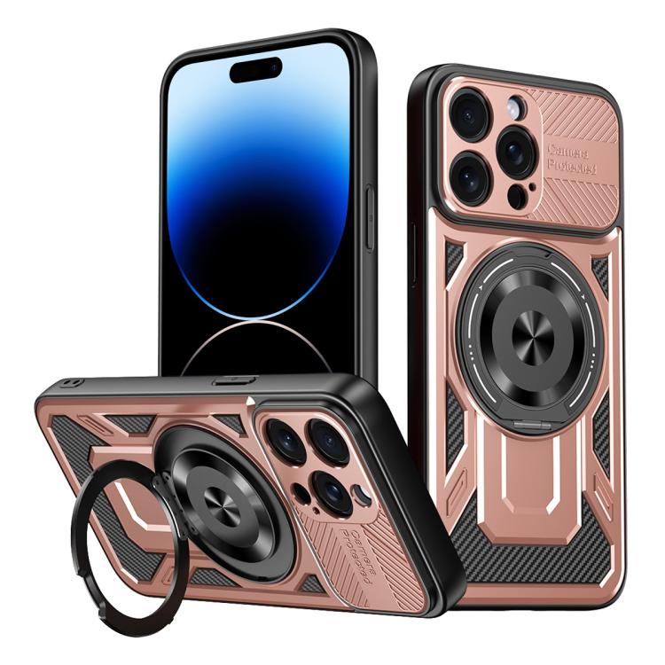 Armor Rotating Holder MagSafe Phone Case, For iPhone 15, For iPhone 14 Plus, For iPhone 14, For iPhone 14 Pro