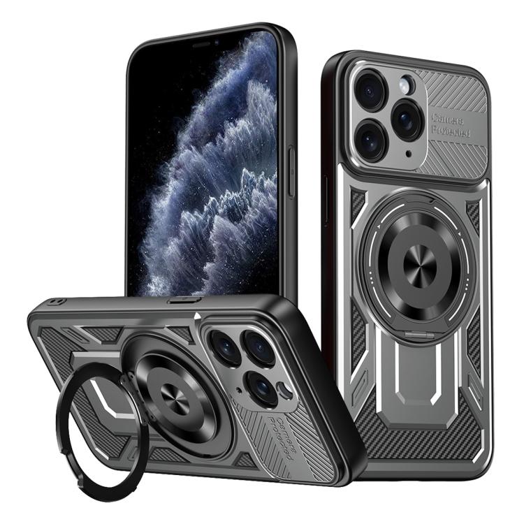 Armor Rotating Holder MagSafe Phone Case, For iPhone 12, For iPhone 12 Pro Max, For iPhone 12 Pro, For iPhone 11 Pro Max