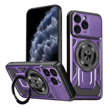 Armor Rotating Holder MagSafe Phone Case, For iPhone 12, For iPhone 12 Pro Max, For iPhone 12 Pro, For iPhone 11 Pro Max