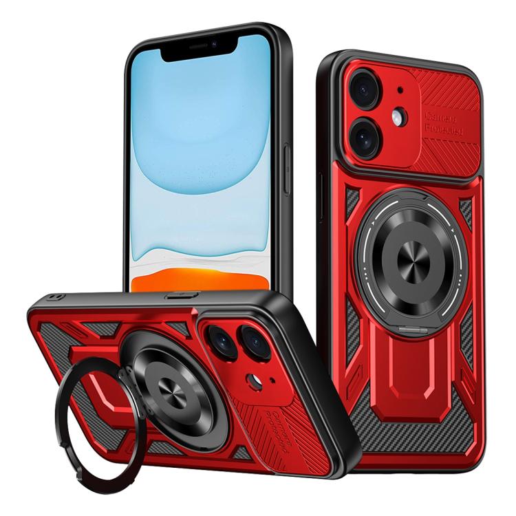 Armor Rotating Holder MagSafe Phone Case, For iPhone 11, For iPhone 11 Pro