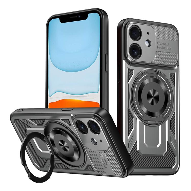 Armor Rotating Holder MagSafe Phone Case, For iPhone 11, For iPhone 11 Pro