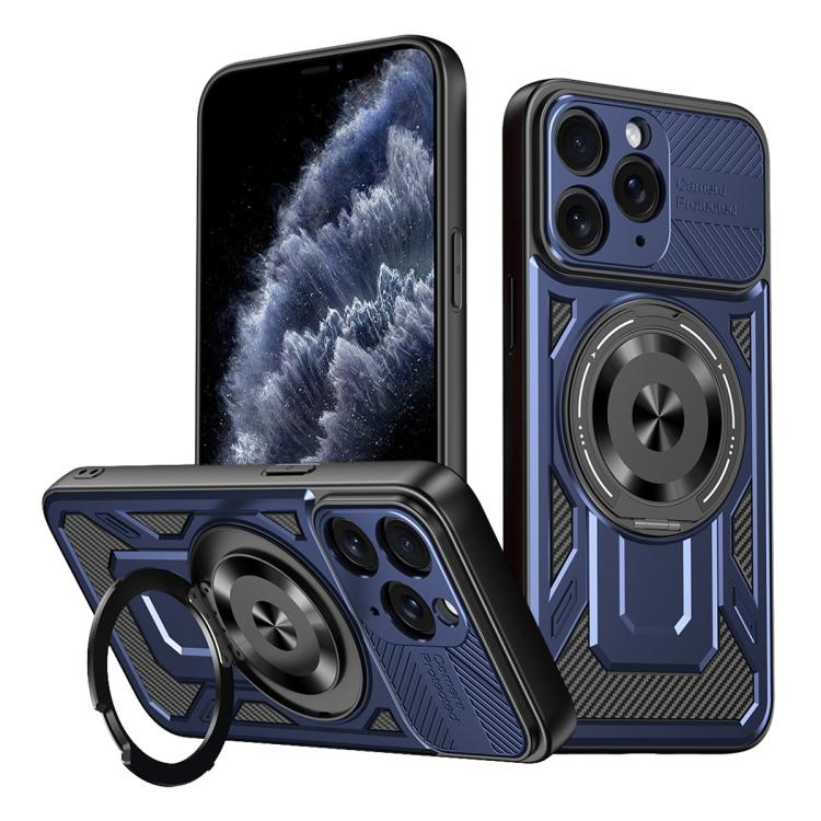 Armor Rotating Holder MagSafe Phone Case, For iPhone 11, For iPhone 11 Pro
