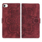 Mandala Embossed Retro Frosted Leather Phone Case