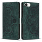 Mandala Embossed Retro Frosted Leather Phone Case, For iPhone 18 Pro / 17 Pro, For iPhone 18 Pro Max / 17 Pro Max, For iPhone 17e / 16e, For iPhone 17