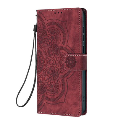 Mandala Embossed Retro Frosted Leather Phone Case, For iPhone 12 mini / 13 mini, For iPhone 12 / 12 Pro, For iPhone 12 Pro Max, For iPhone 11 Pro Max