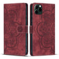 Mandala Embossed Retro Frosted Leather Phone Case, For iPhone 12 mini / 13 mini, For iPhone 12 / 12 Pro, For iPhone 12 Pro Max, For iPhone 11 Pro Max