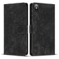 Mandala Embossed Retro Frosted Leather Phone Case, For iPhone 11, For iPhone 11 Pro, For iPhone X / XS, For iPhone XR