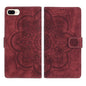 Mandala Embossed Retro Frosted Leather Phone Case