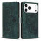 Mandala Embossed Retro Frosted Leather Phone Case, For iPhone 18 Pro / 17 Pro, For iPhone 18 Pro Max / 17 Pro Max, For iPhone 17e / 16e, For iPhone 17