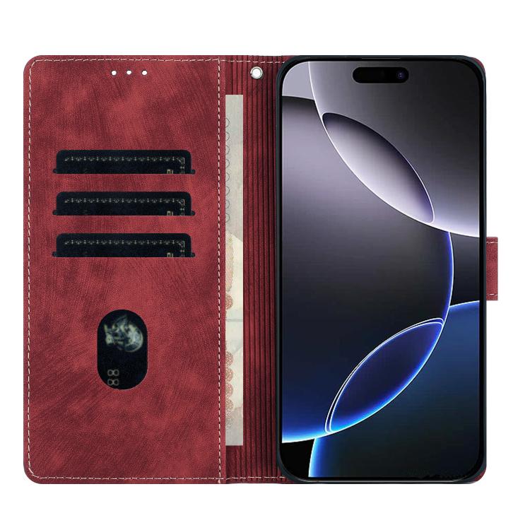 Mandala Embossed Retro Frosted Leather Phone Case, For iPhone 18 Pro / 17 Pro, For iPhone 18 Pro Max / 17 Pro Max, For iPhone 17e / 16e, For iPhone 17