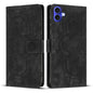 Mandala Embossed Retro Frosted Leather Phone Case, For iPhone 17e / 16e, For iPhone 17 Pro Max, For iPhone 17 Pro, For iPhone 17